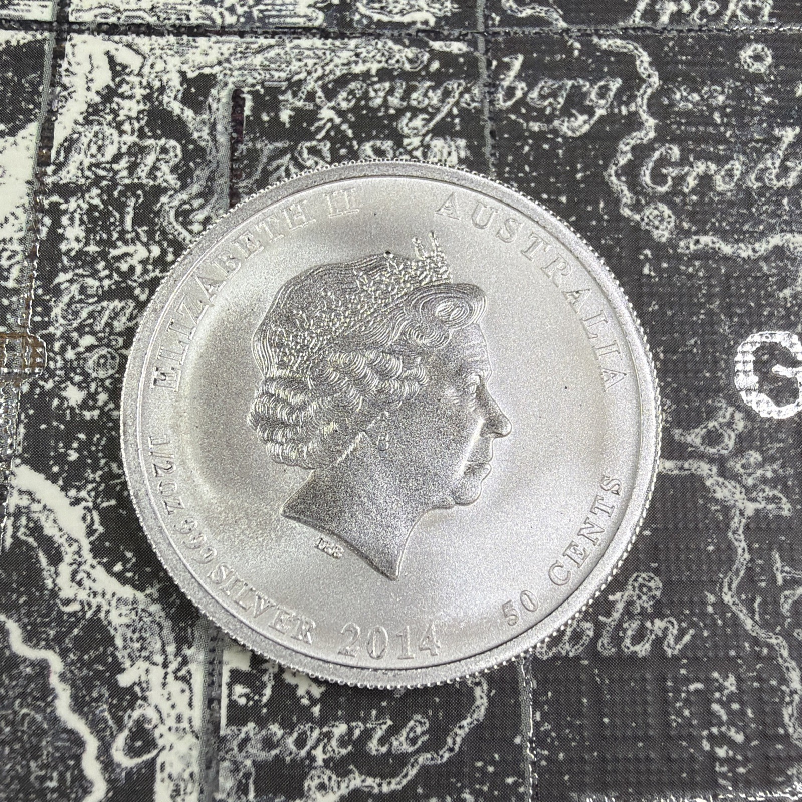 2014 Australia Battle of the Coral Sea, 1/2 oz .999 Fine Silver Coin