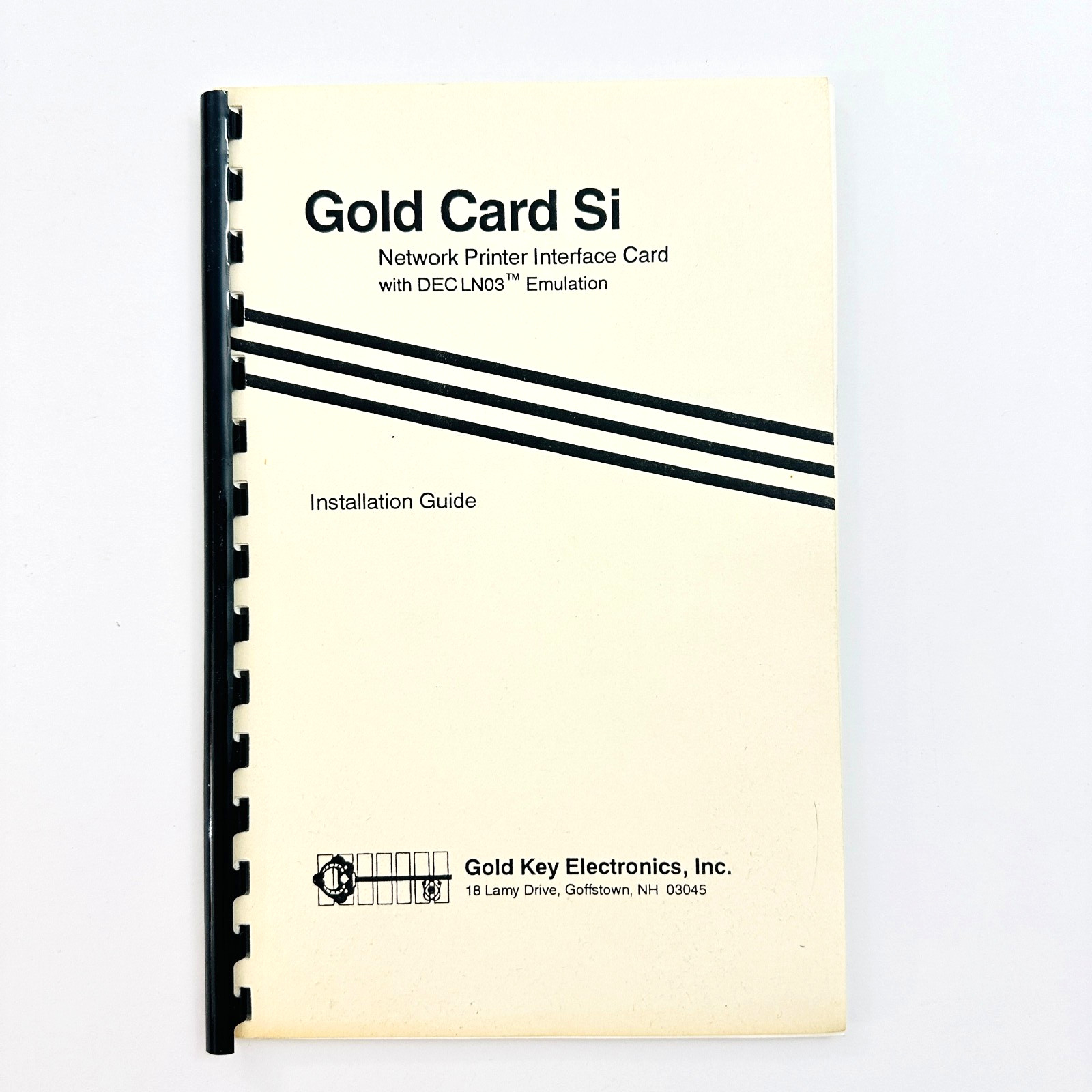Gold Card Si Network Printer Interface Card Installation Manual GK Electronics