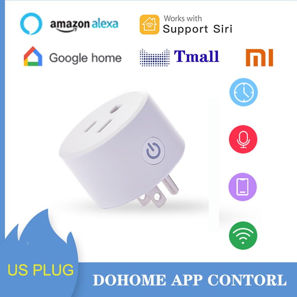 Smart Plug WiFi Outlet Socket Remote Control & Timer HomeKit Alexa Google Home u