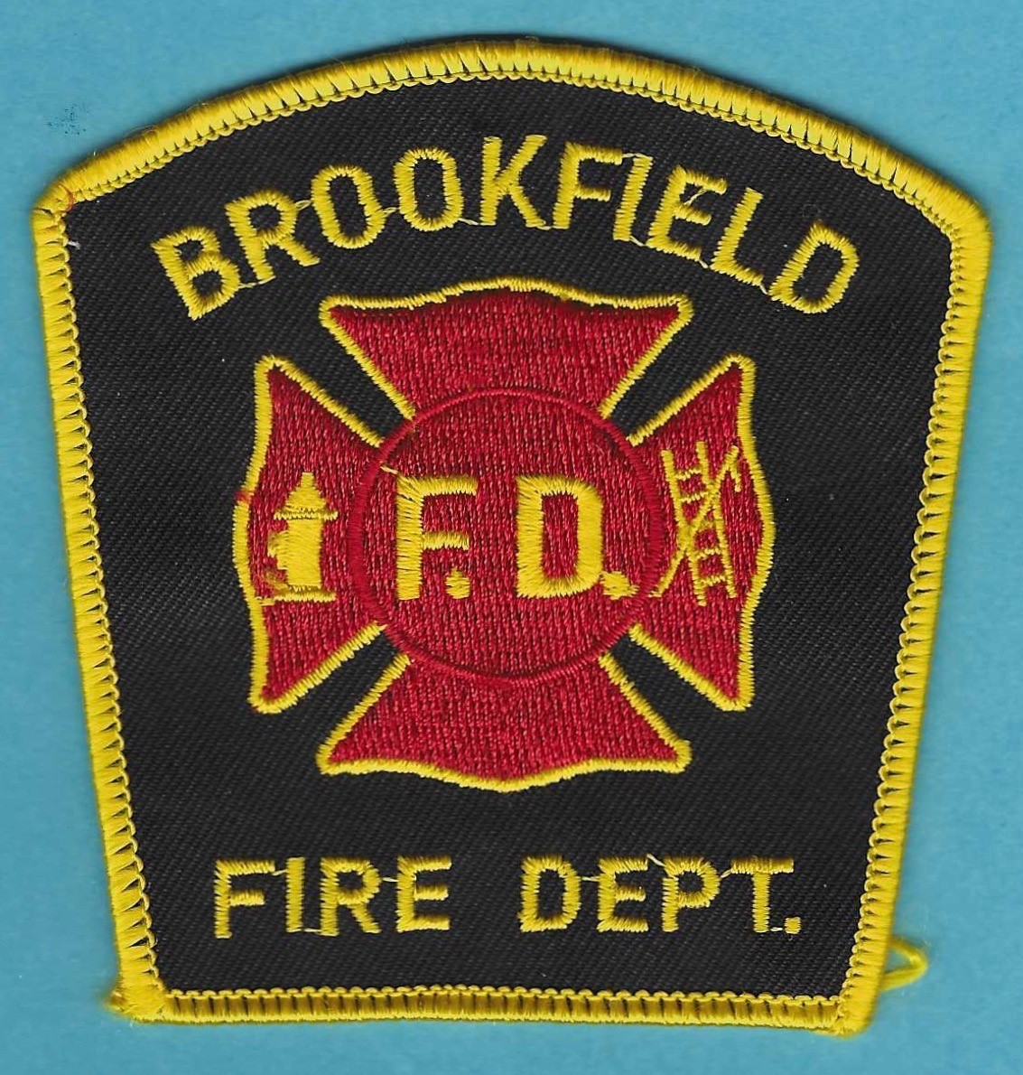 BROOKFIELD MASSACHUSETTS FIRE RESCUE PATCH