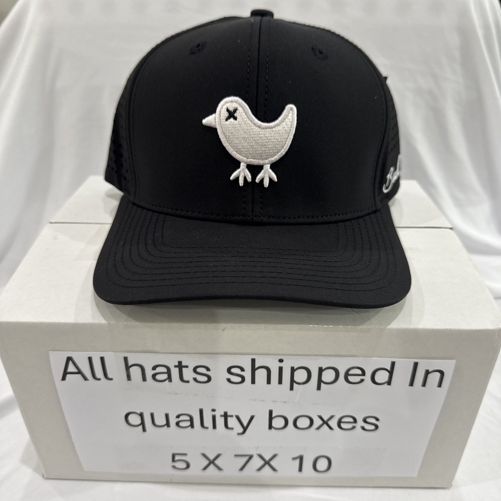 BAD BIRDIE SnapBack Hat Cap Black And White. NWT
