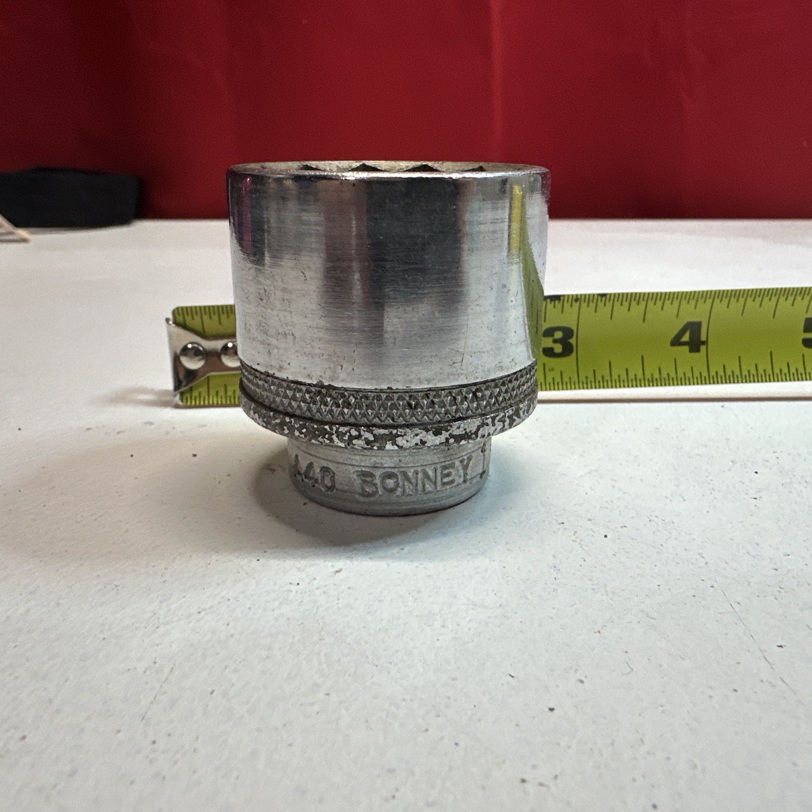 Vintage Bonney Tools 1-1/4” Socket  1/2 Drive  1-1/4” 🇺🇸  A40 CV