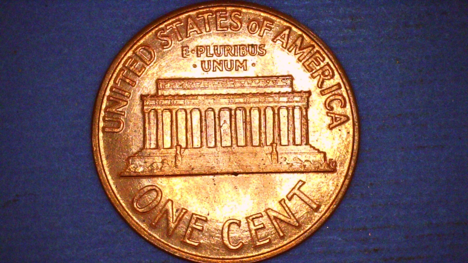 1960-D Penny Die Chip Obverse On Date