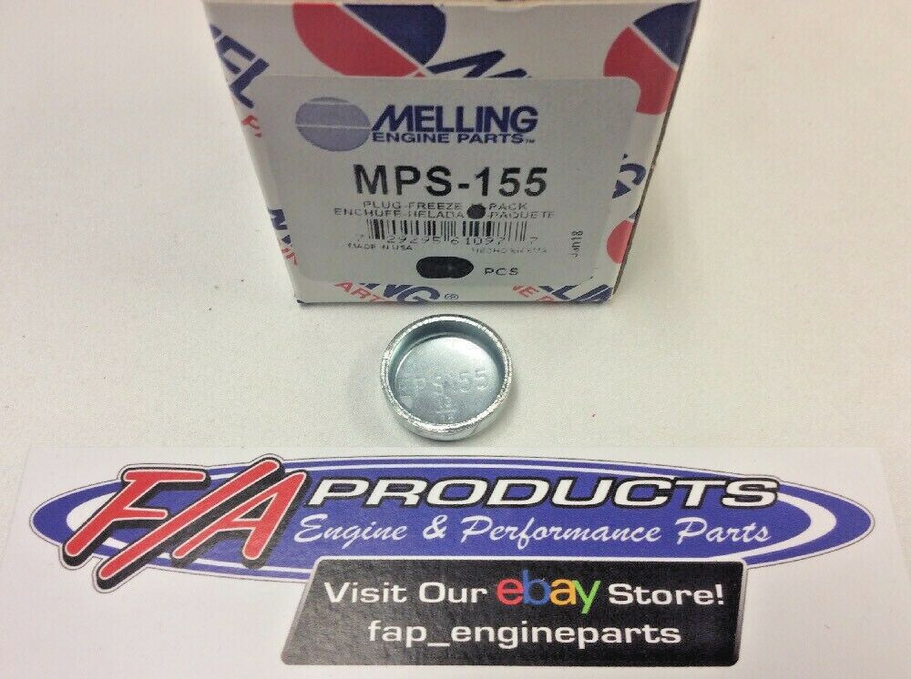 Melling MPS-155 13/16" Steel Shallow Engine Expansion Plug Cup Freeze Out Plugs