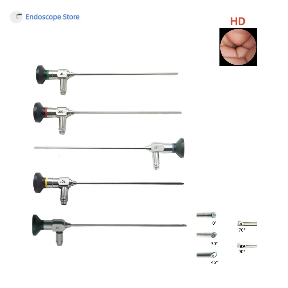 Medical Rigid Endoscope 0°/30°/45°/70°/90° 2.7mm 3mm 4mm Sinuscope Otoscope