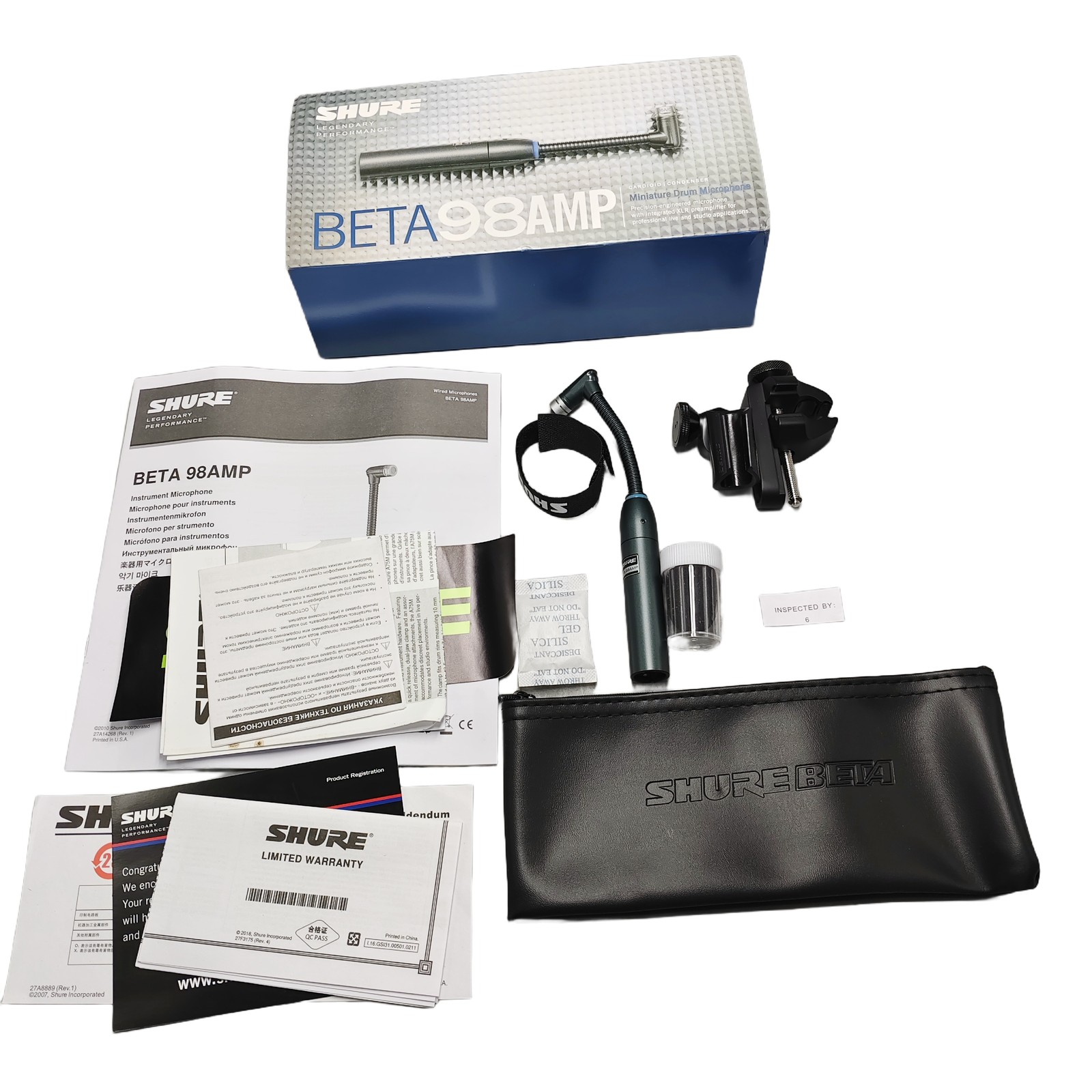 NEW Cardioid Condenser Instrument Percussion Drum Microphone BETA98AMP