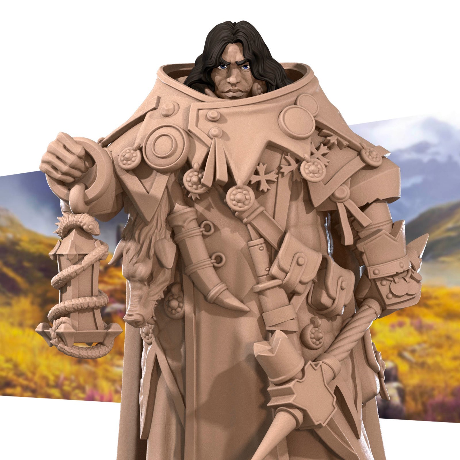 Dungeons and Dragons - Playable Character - Male Human - Thaumaturge, Cleric