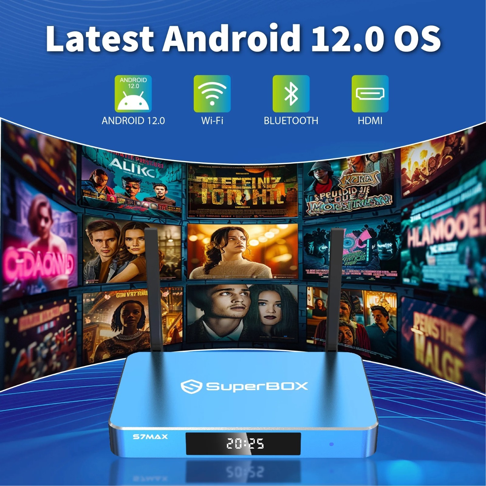 Media Player superbox s7max latest version 2026 Streaming Box with all channel
