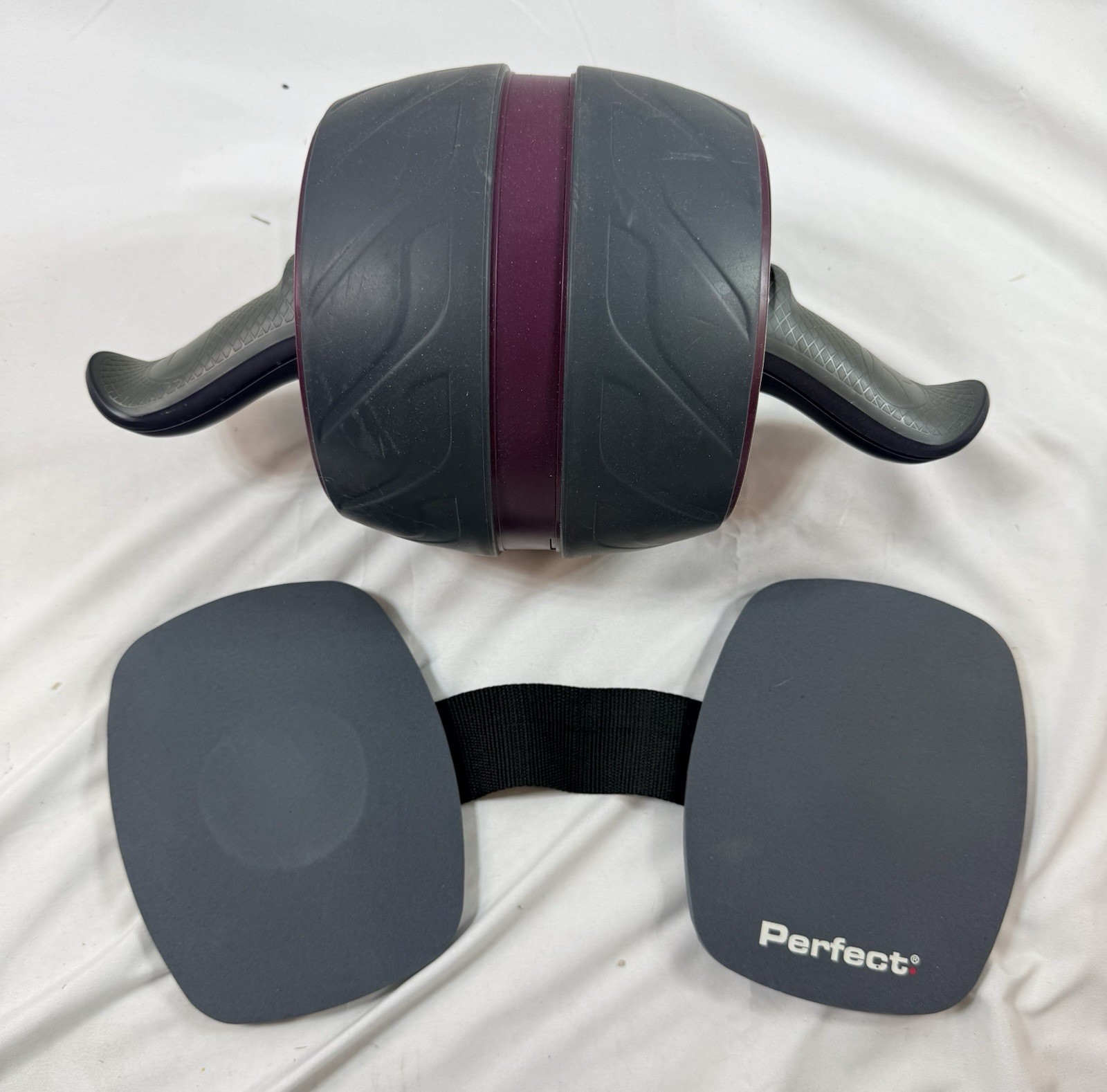 Perfect Fitness Ab Carver Pro Roller Core w/ Knee Pad Abs Workouts EUC