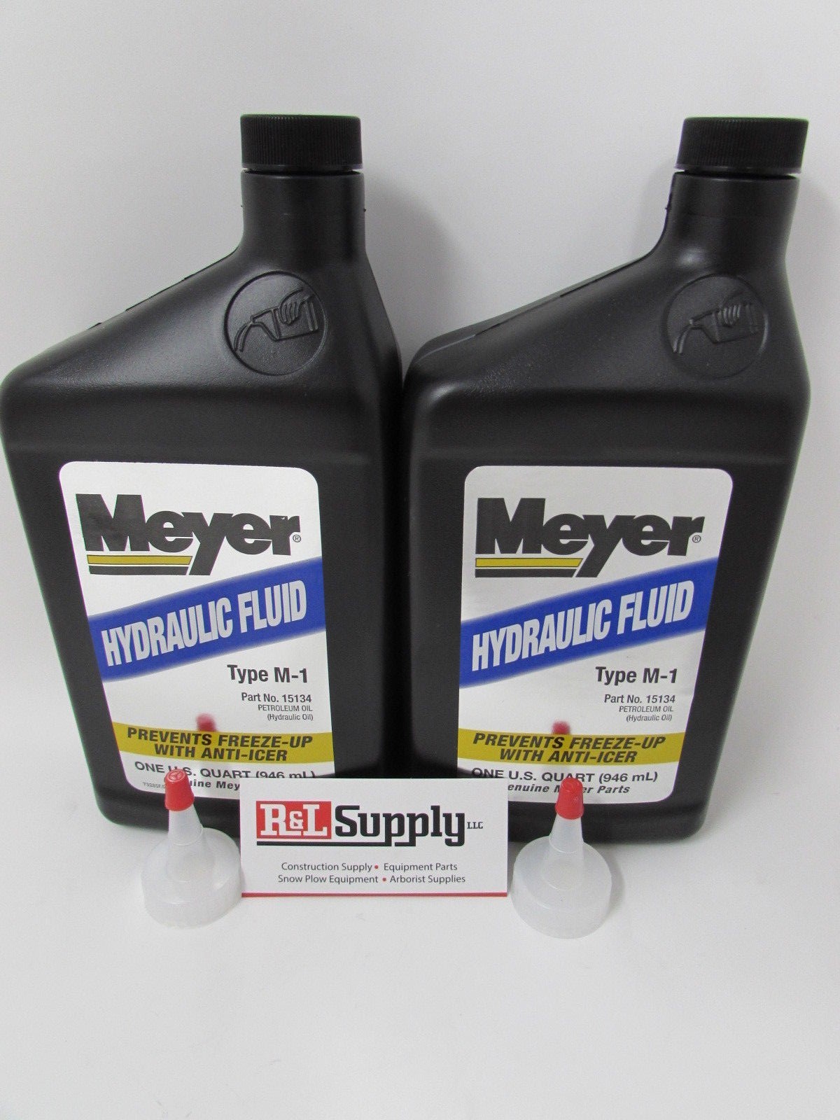 2 QUART GENUINE MEYER SNOW PLOW OIL HYDRAULIC FLUID W/ ANTI ICER 15487 15134