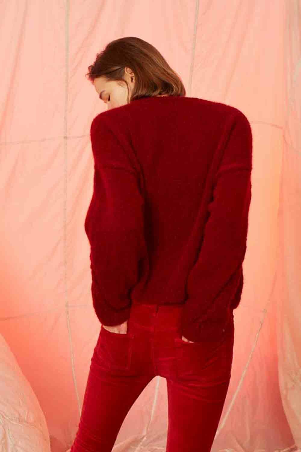 Pullover - Lang Yarns Malou Light - Model Package Knitting Package With A