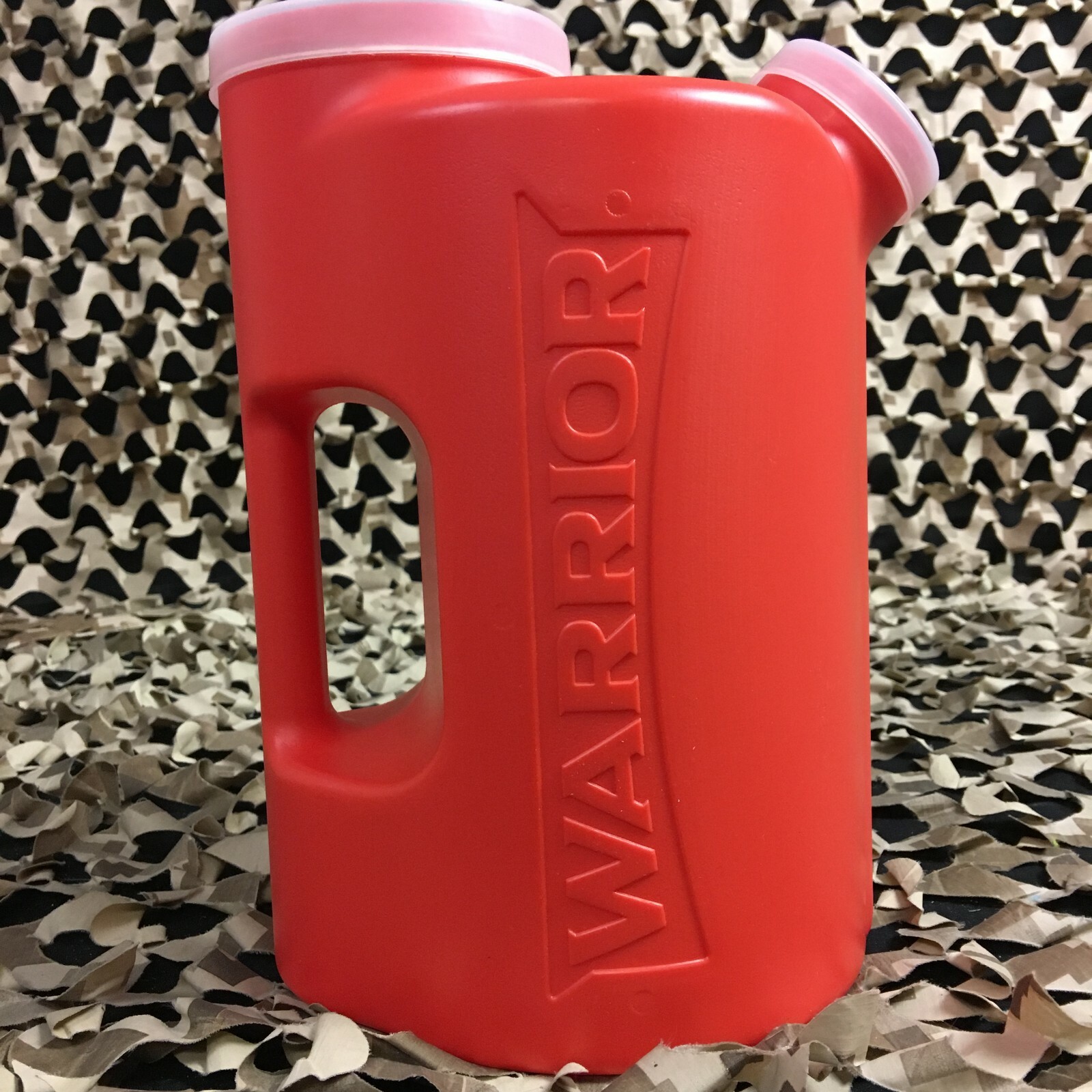 New Warrior 1000 Round Paintball Hauler Jug Container- Red
