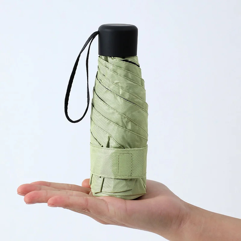Ultralight Mini Pocket Women's Small Windproof Folding Umbrella Travel Compact