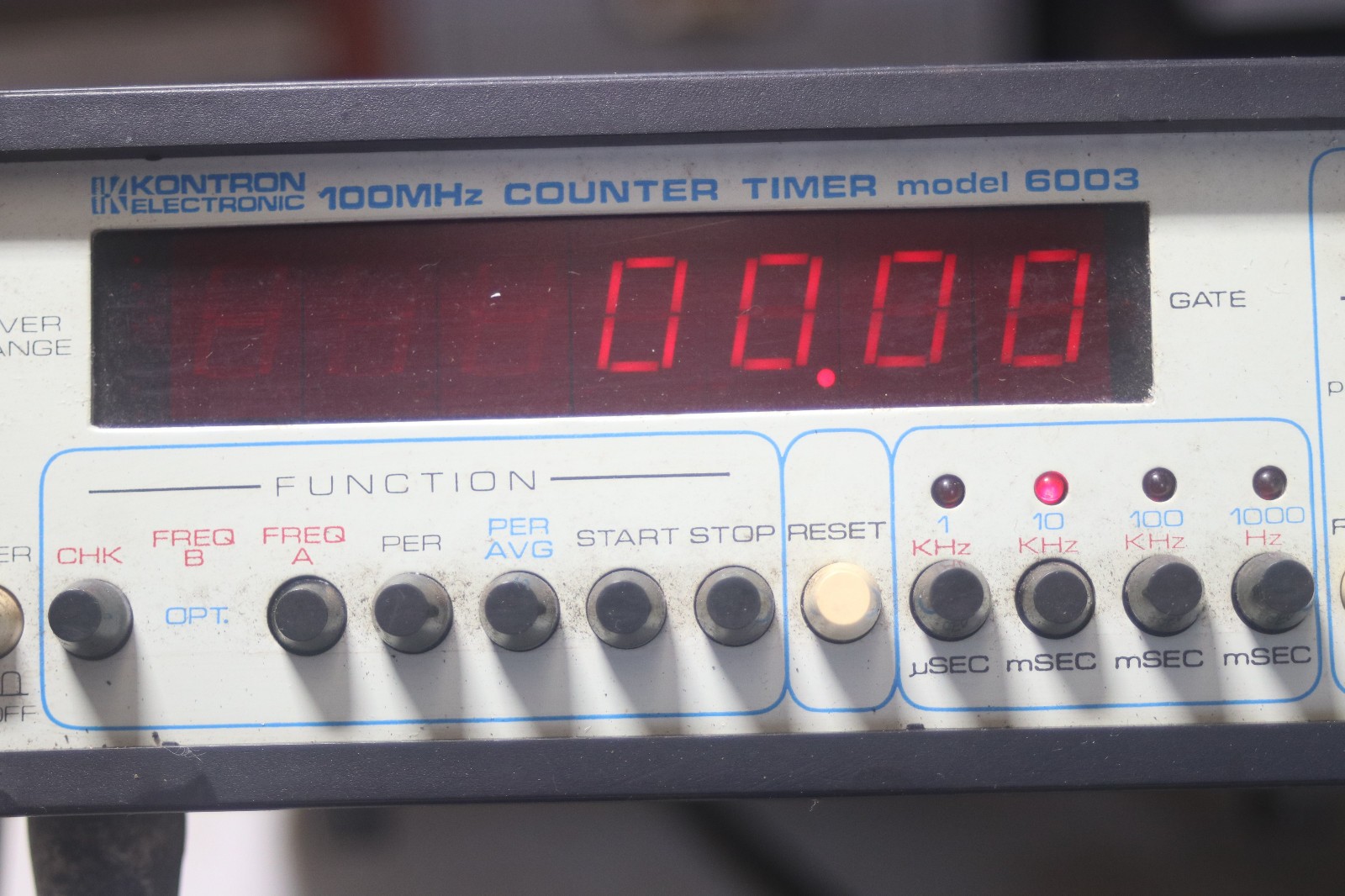 Kontron Electronic 100mhz Counter Timer Model 6003