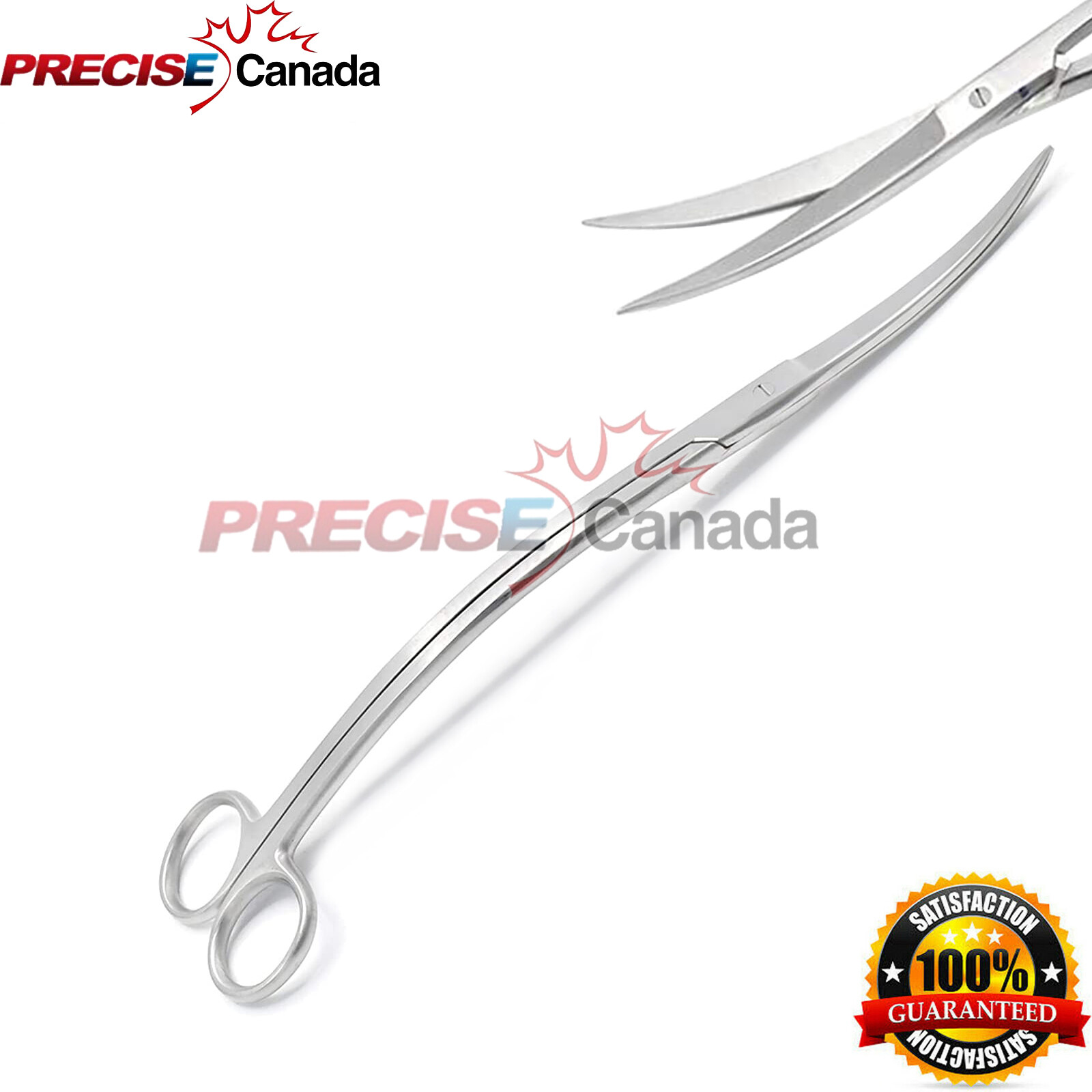 Water Plant Tool Wave Scissors 8'' Long Curve Shear for Aquarium Fish Tank