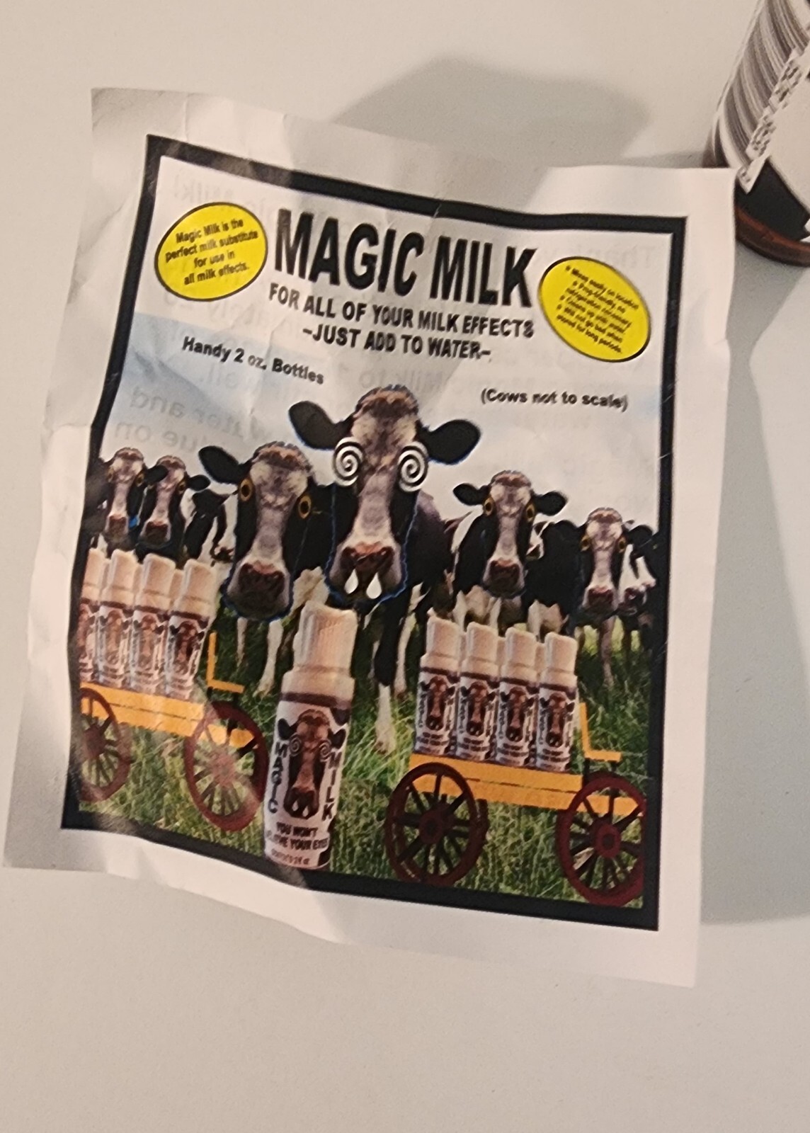 Magic Milk (Fake Milk) by Big Guy's Magic