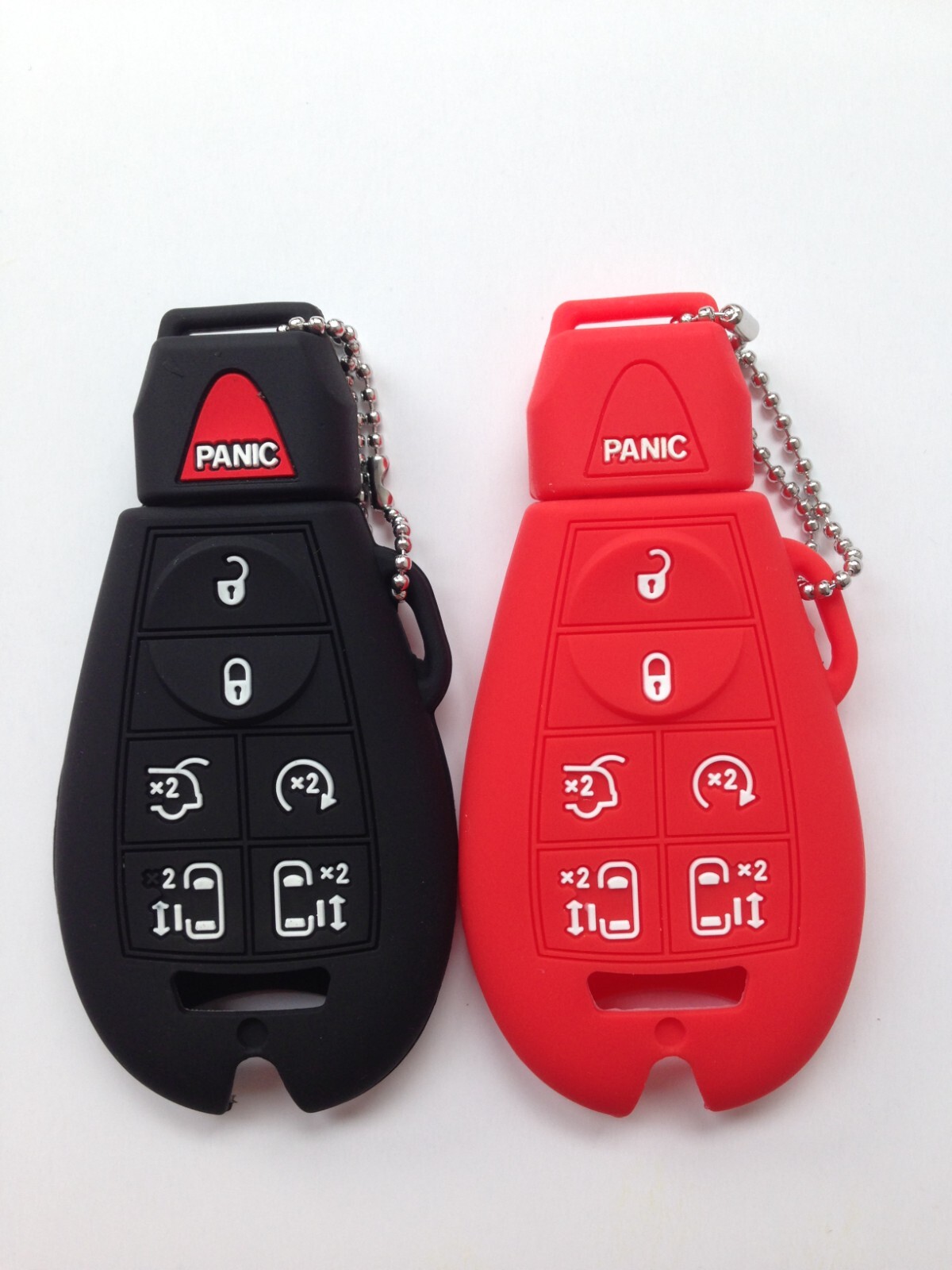 2pcs fob key Cover for Dodge Challenger Charger Durango Journey Jeep M3N5WY783X