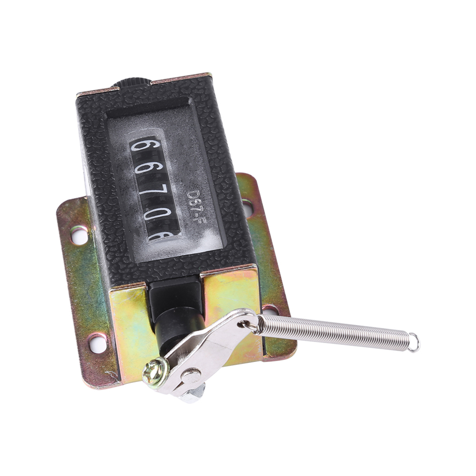 D67‑F 5 Digit Mechanical Resettable Manual Hand Pull Stroke Tally Counter