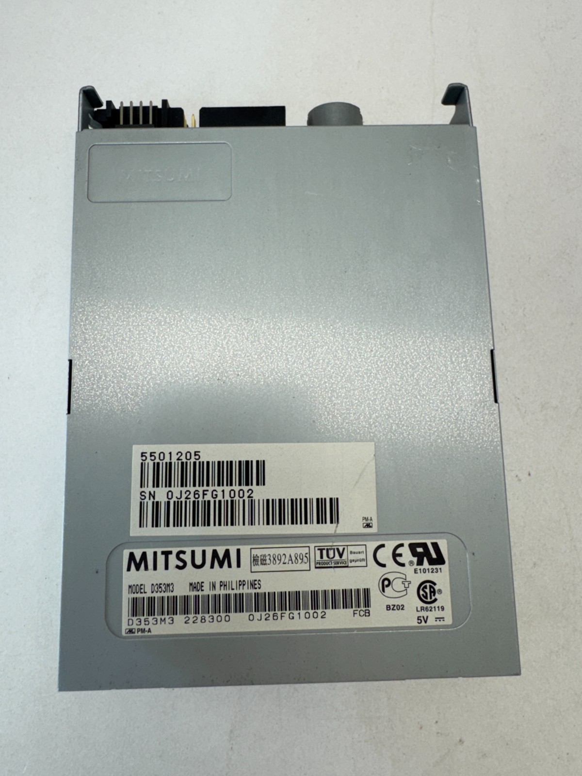 Mitsumi D353M3 1.44MB 3.5" Internal Floppy Disk Drive - Vintage Retro PC Hardwar