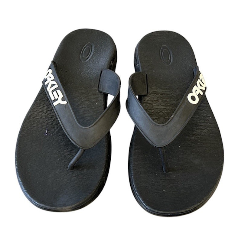 Oakley B1B Flip-Flop Men's Sandals Blackout Size 10