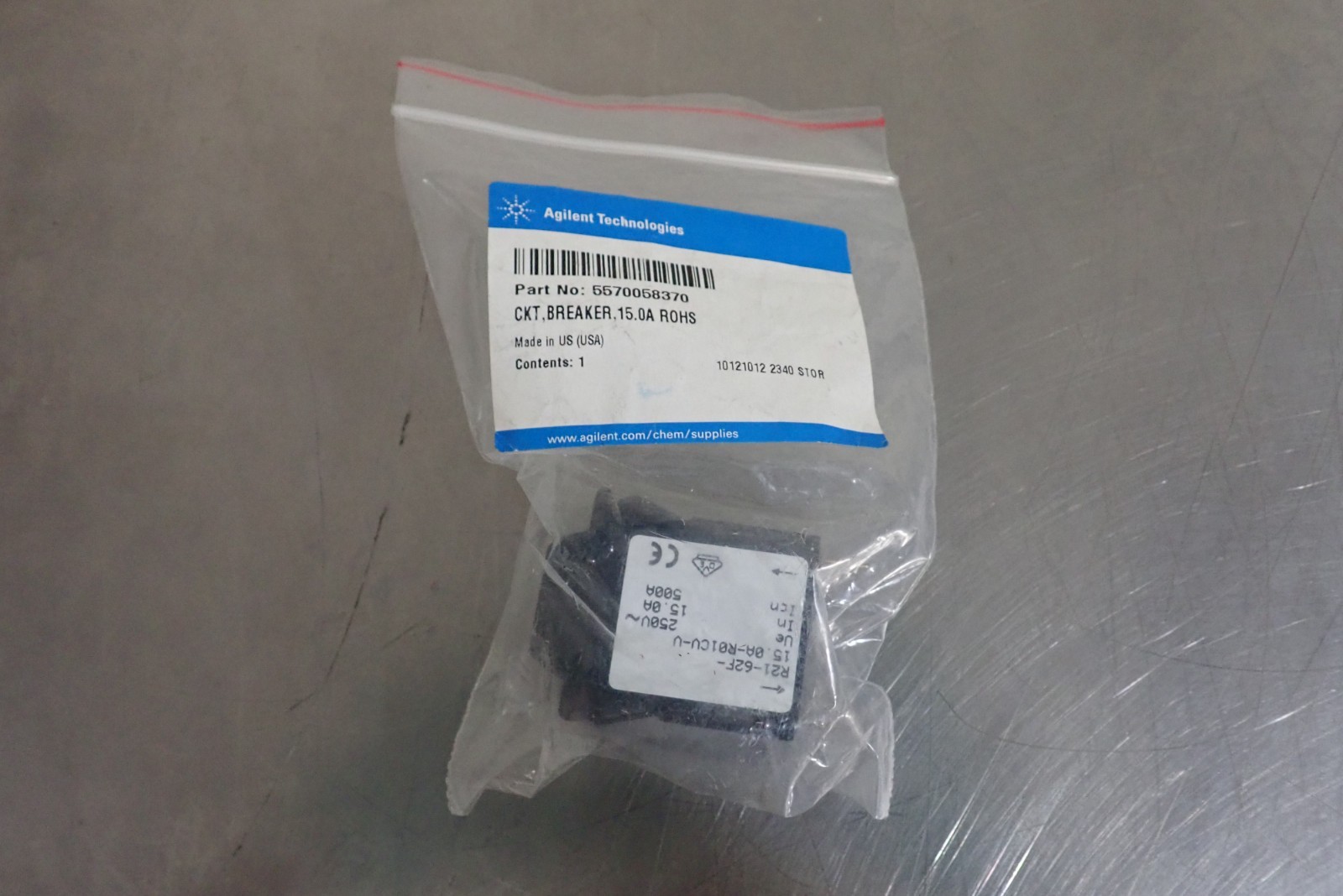Agilent Technologies 5570058370 Circuit Breaker 15.0A - NEW