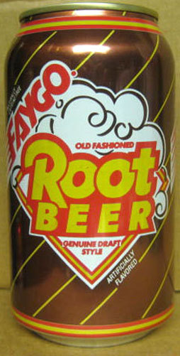 FAYGO ROOT BEER Soda CAN National Beverage Co., Detroit MICHIGAN 1995 Grade 1/1+