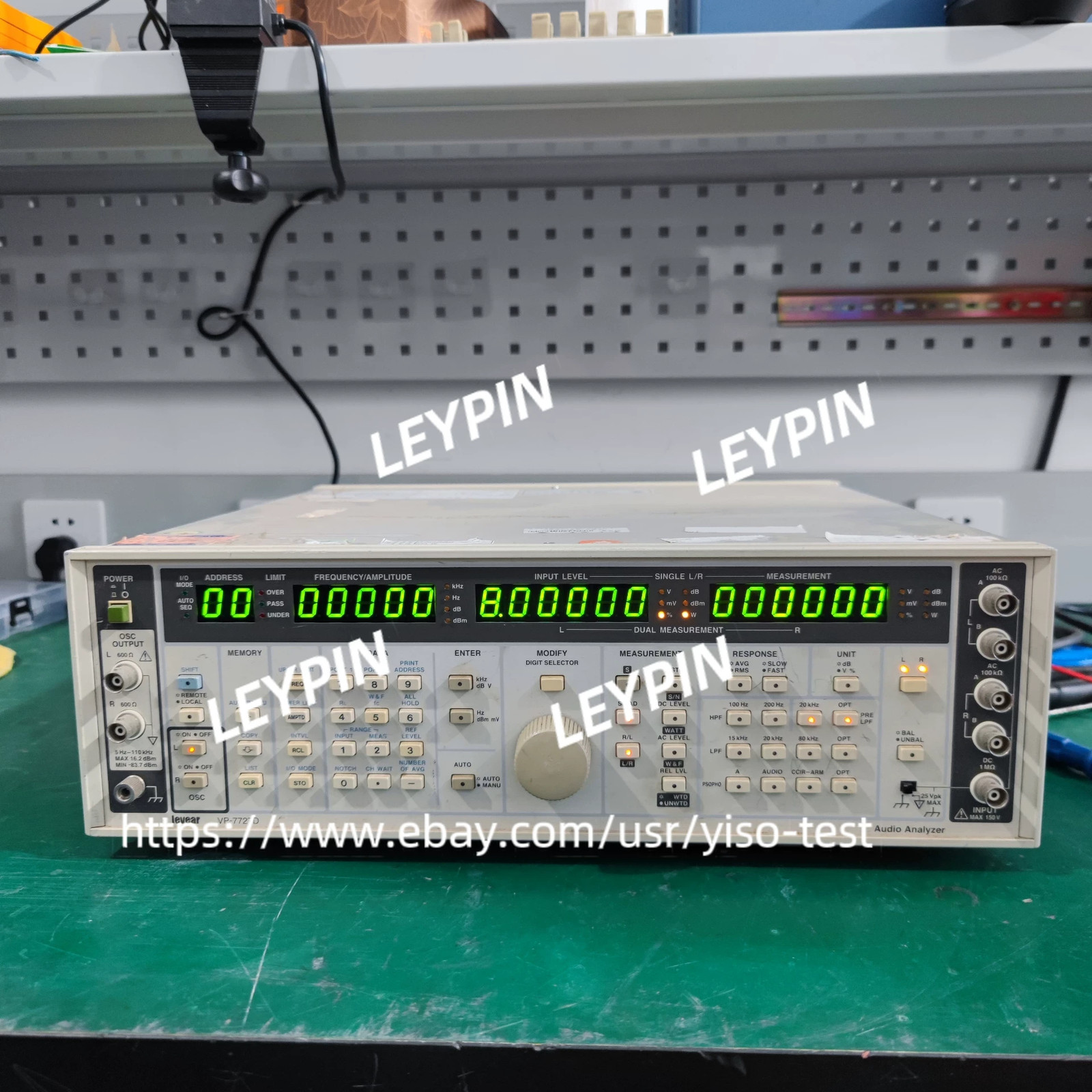 1pcs levear VP-7782D Audio Analyser/ie *IW*yiso