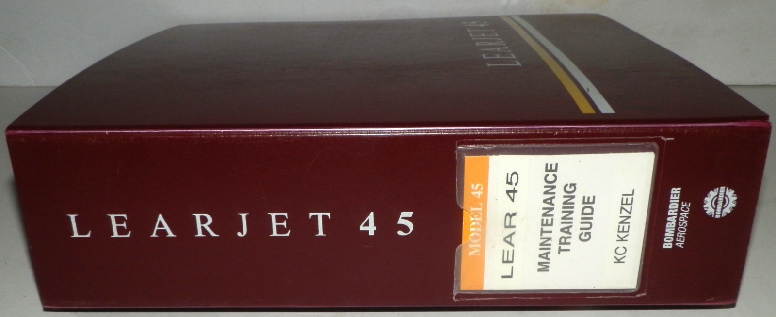 Bombardier Learjet 45 Maintenance Training Manual 3 Ring Binder