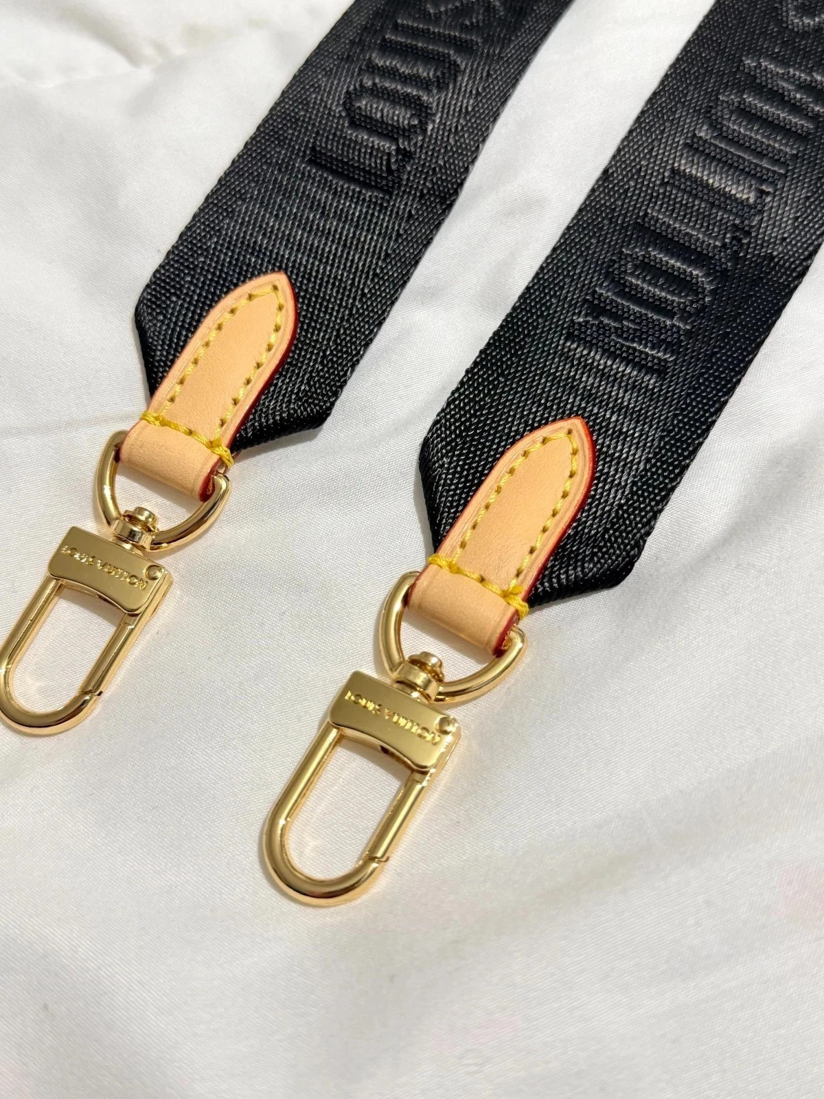 Louis Vuitton Shoulder Strap Adjustable Crossbody Shoulder Replacement Black