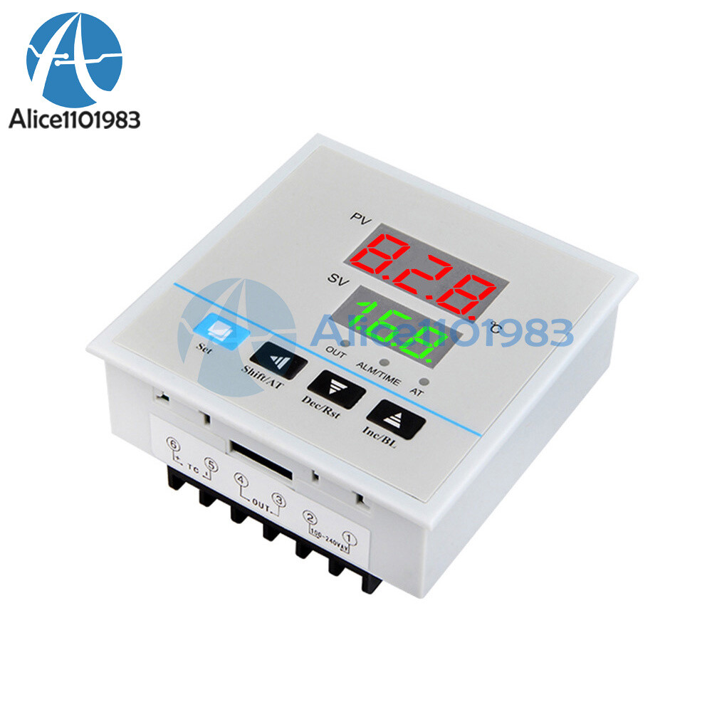 AC 220V K E Type Digital Temperature Thermostat Controller For Home Oven 0-999 ℃
