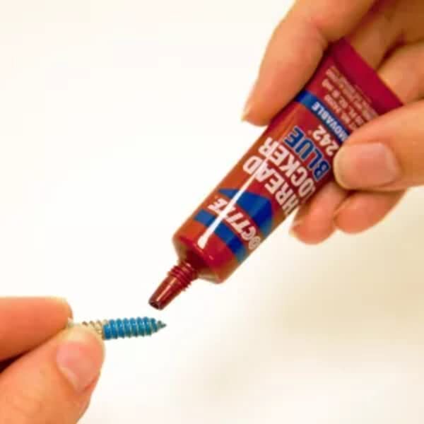 Loctite Threadlocker Blue 242 - Removable Thread Lock Glue for Nuts, Bolts, & Fa