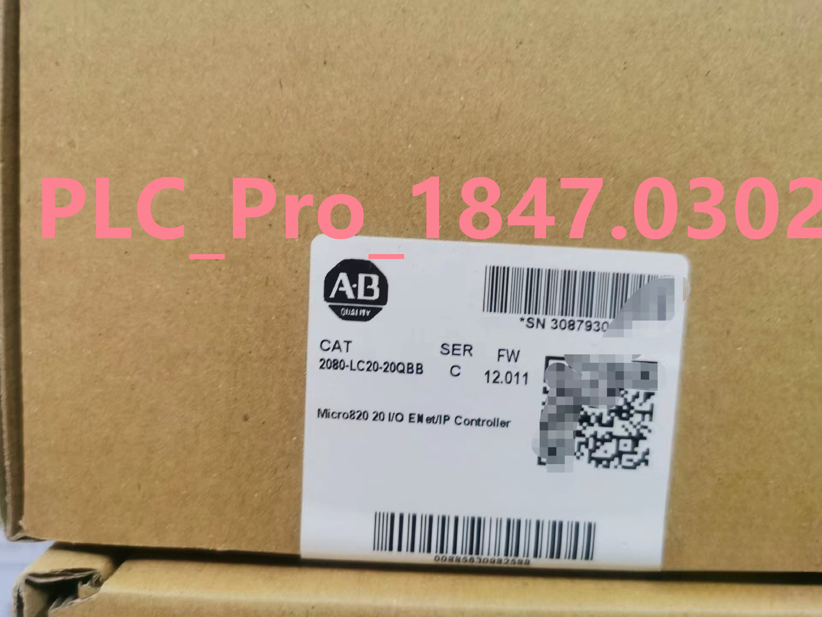 1PCS New Allen-Bradley 2080-LC20-20QBB Micro820 EtherNet/IP Controller