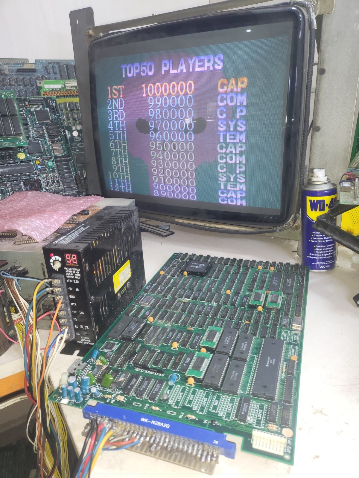 the punısher  PCB Jamma Video Arcade Game pcb