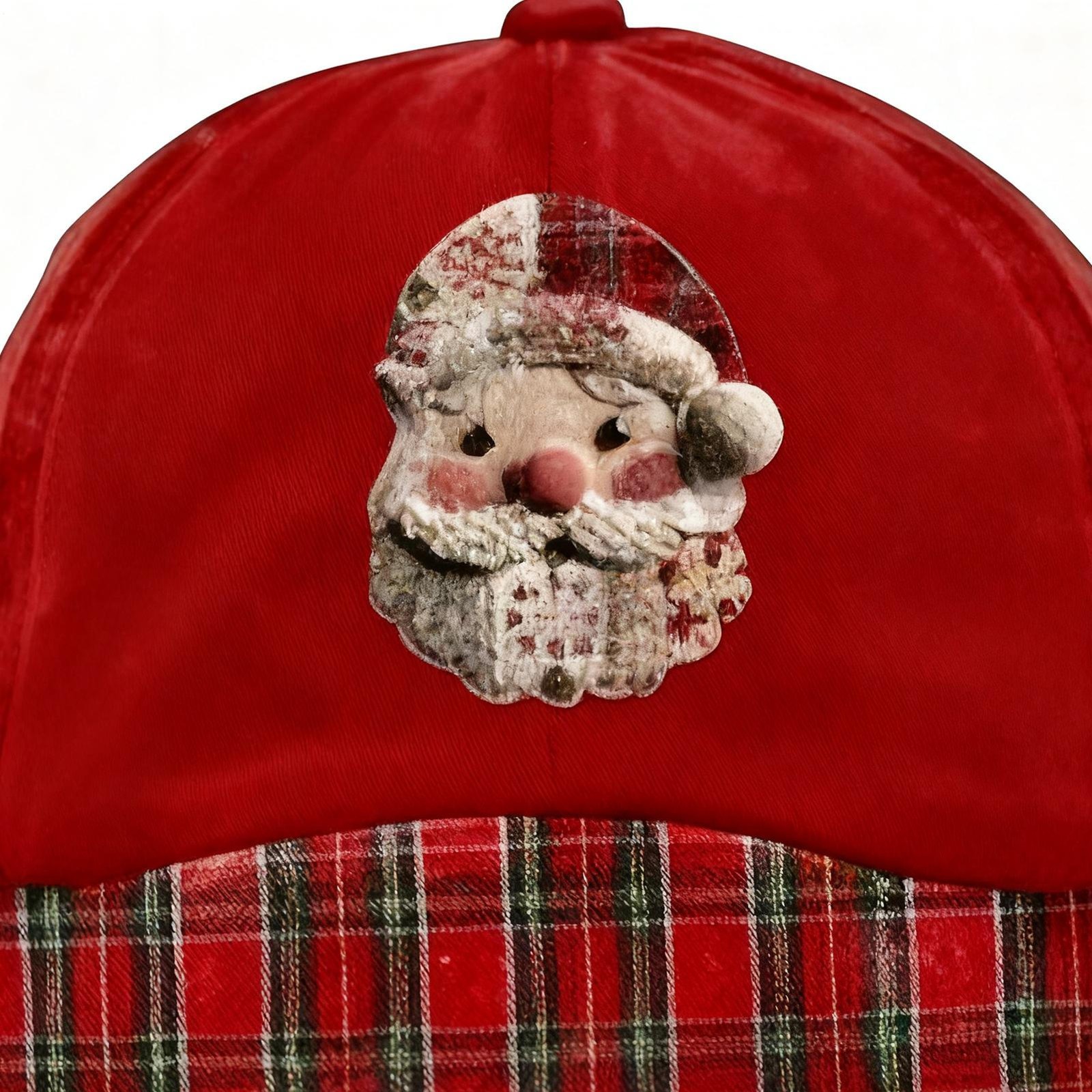 Christmas Caps Unisex Curved Brim Adjustable Headgear Christmas Hat