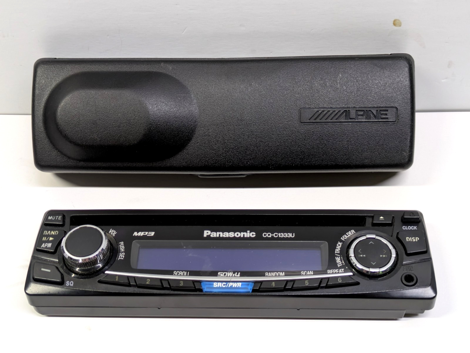 Panasonic CQ-C1333U FACEPLATE ONLY with Alpine Case - Untested