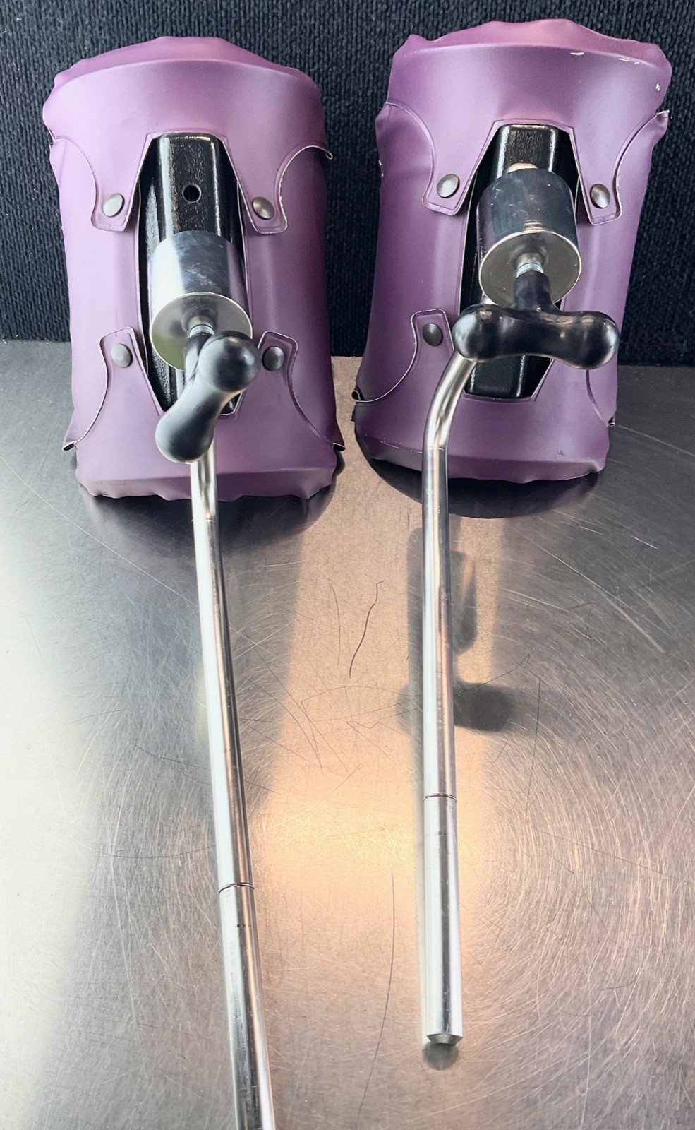 Examination Surgical Table Leg Holders Set Accessories - Padded