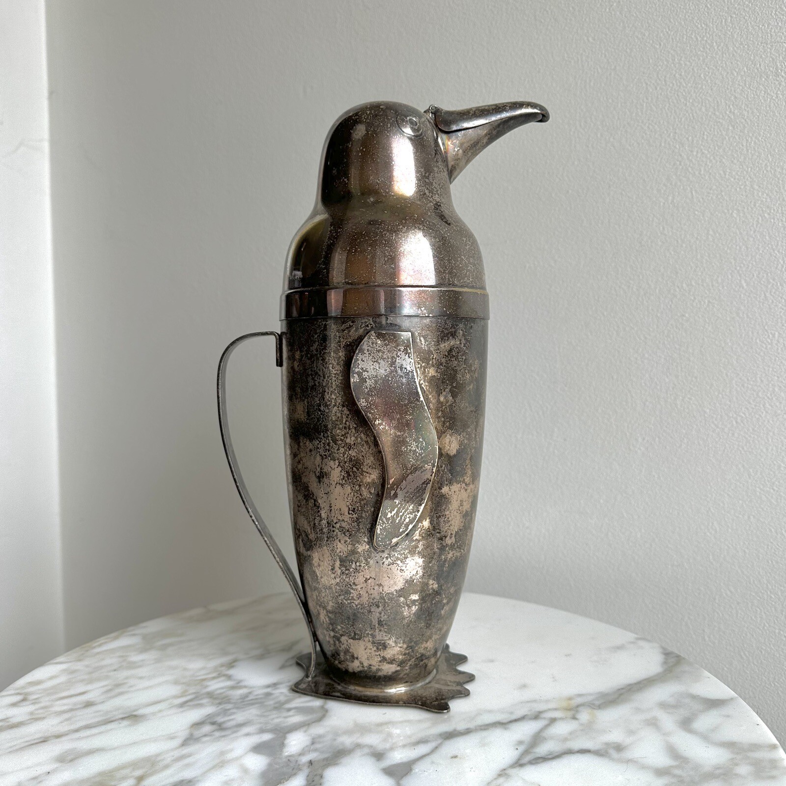 1930s Authentic NAPIER Penguin Martini/Cocktail SHAKER-Post Prohibition Era