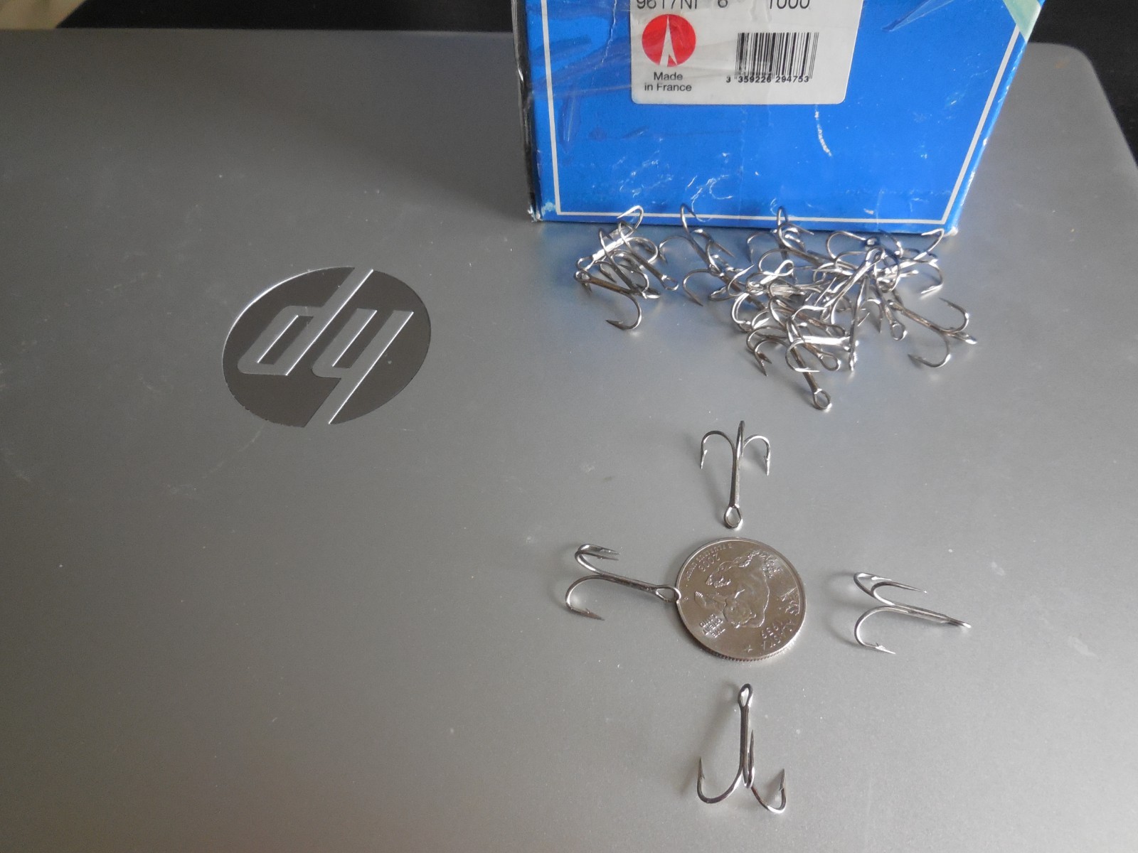 VMC Treble Size 6  Nickel Finish u Pick Count Pack 9617 NI
