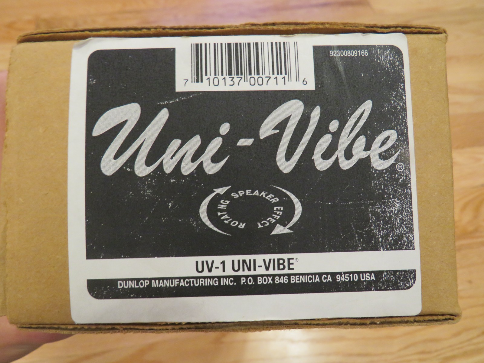 Jim Dunlop UV-1 Uni-Vibe and UV-1FC Foot Controller, Opened Box