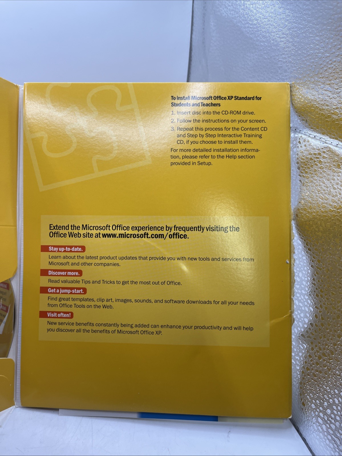 Microsoft Office Xp Standard For Students And Teachers 2002 Version for Windows