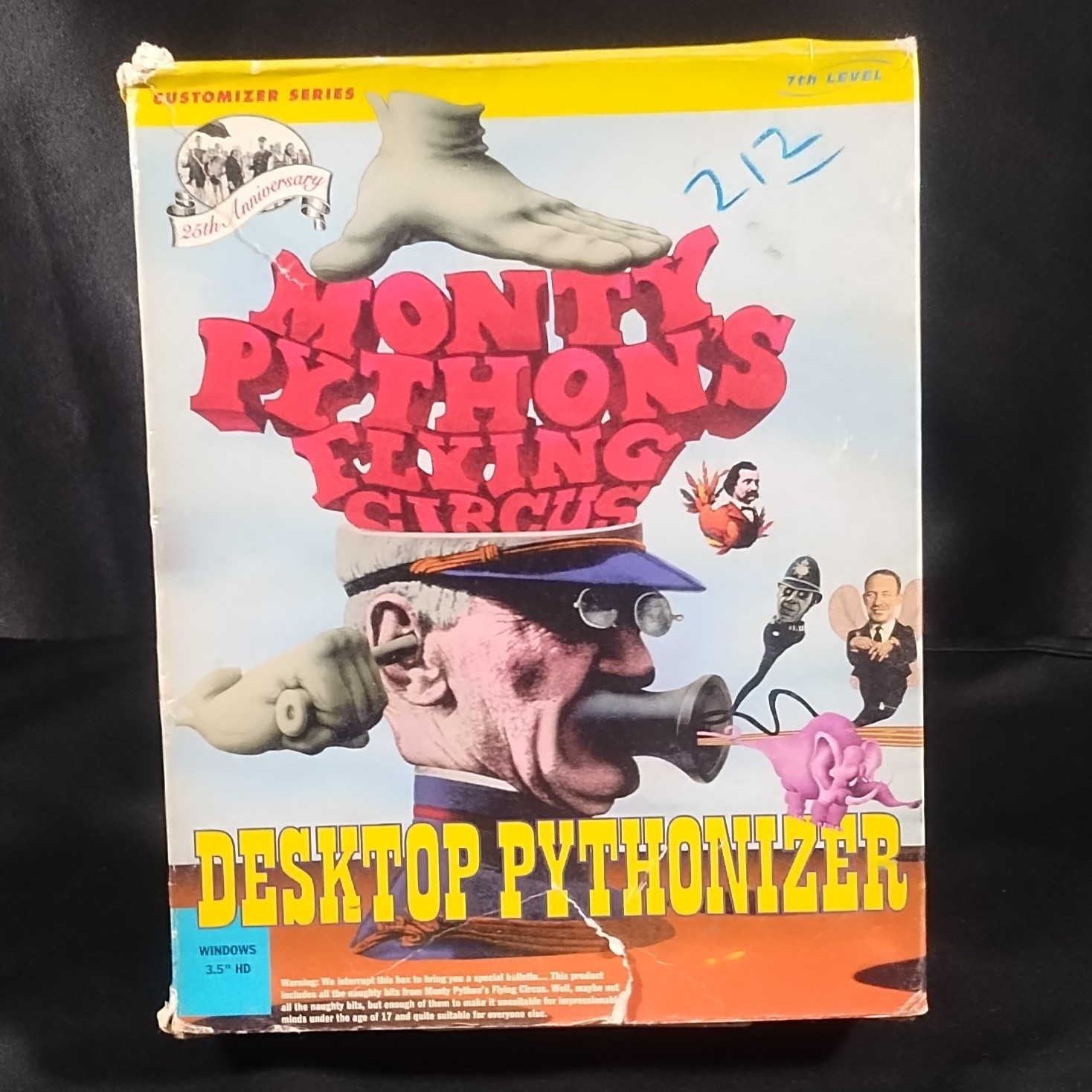 7th Level Monty Python's Flying Circus Desktop Pythonizer 3.5" Floppy Windows