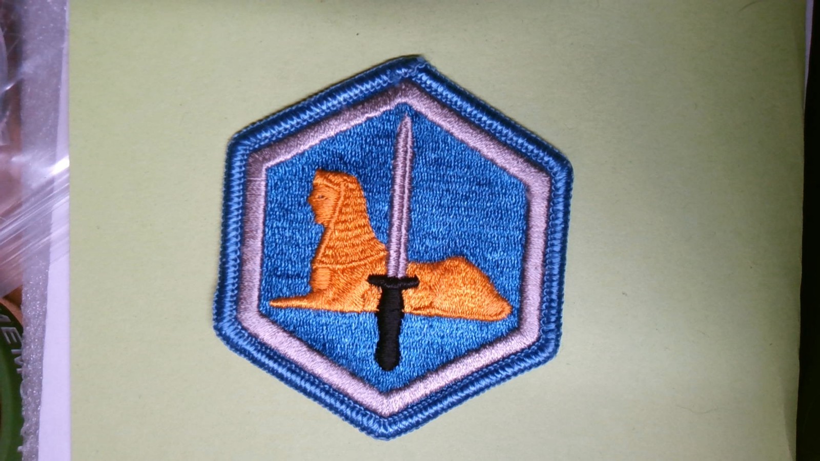 MILITARY PATCH SEW ON COLORED US ARMY 66TH MILITARY INTELLIGENCE BRIGADE