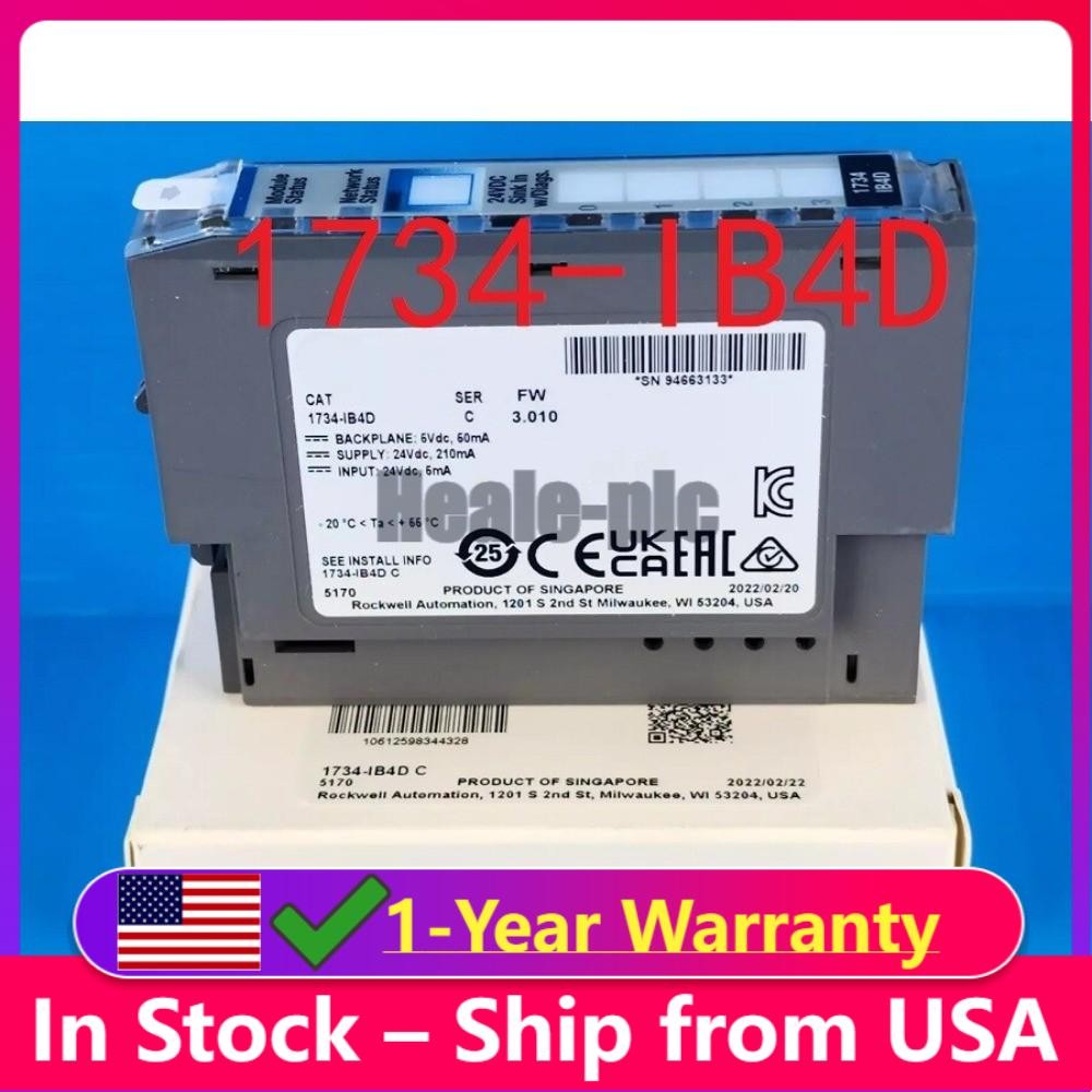 New Factory Sealed AB 1734-IB4D Point I/O 4 Point Digital Input Module