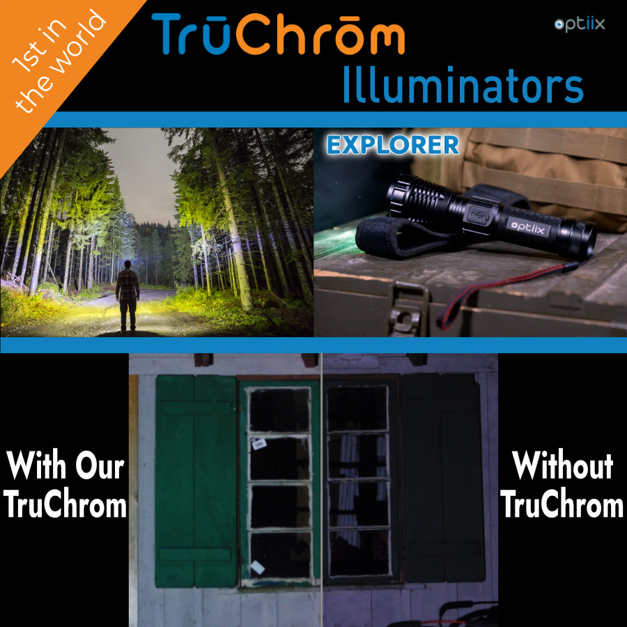 TruChrom Explorer - World's First Color Enhancing Flashlight! SEE VIDEO!