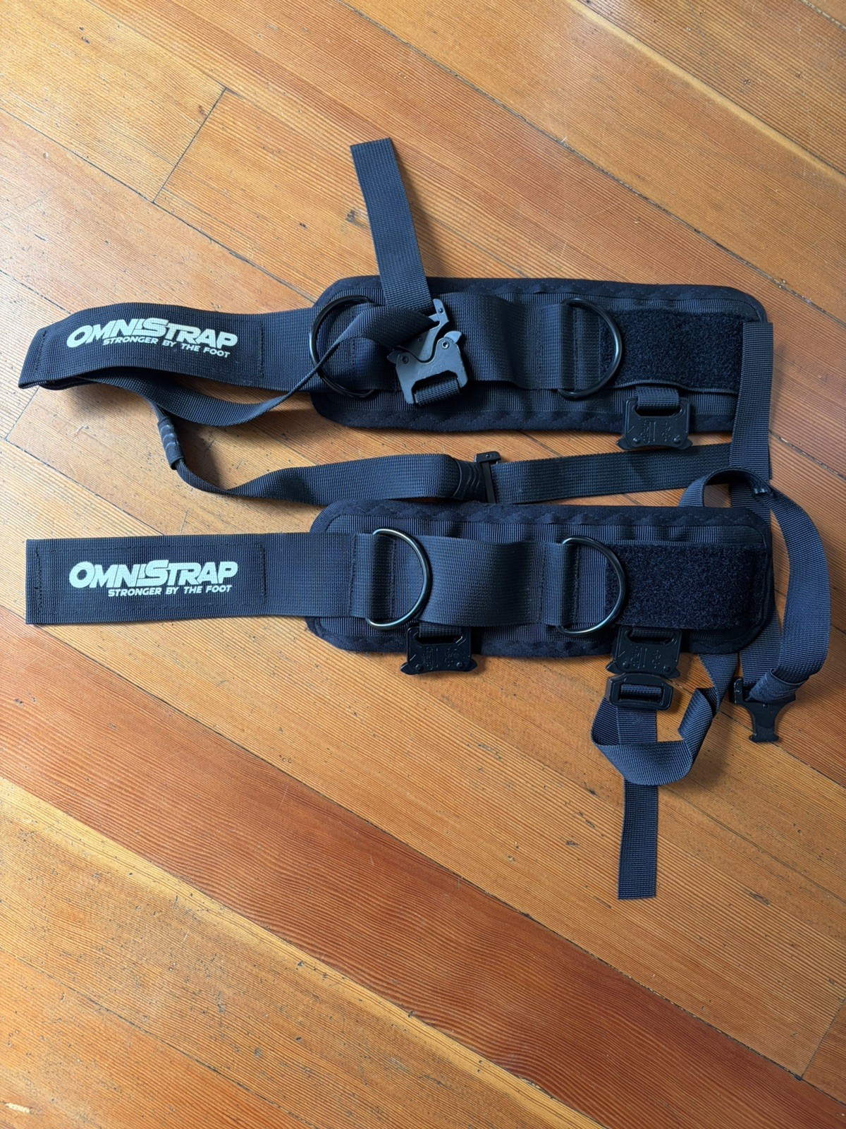 2-OmniStrap Pro versatile workout ankle straps- Heavy Duty Buckles