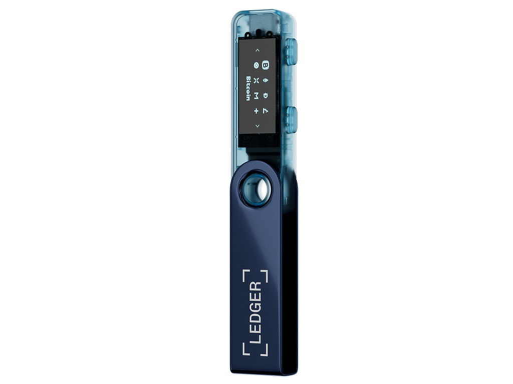 Ledger Nano S Plus, Hardware Wallet, Neptune Blue