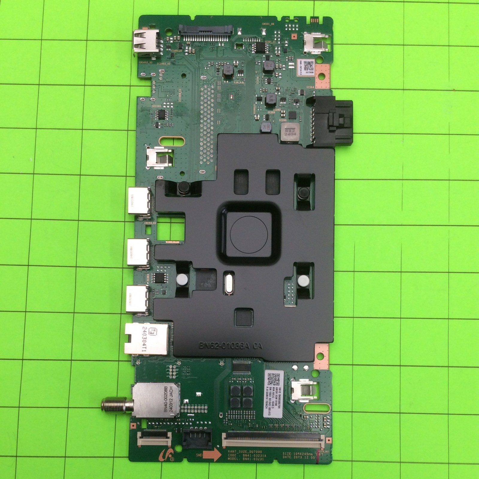 Samsung UN70DU7200F TV Television Main Video Board BN96-58679R