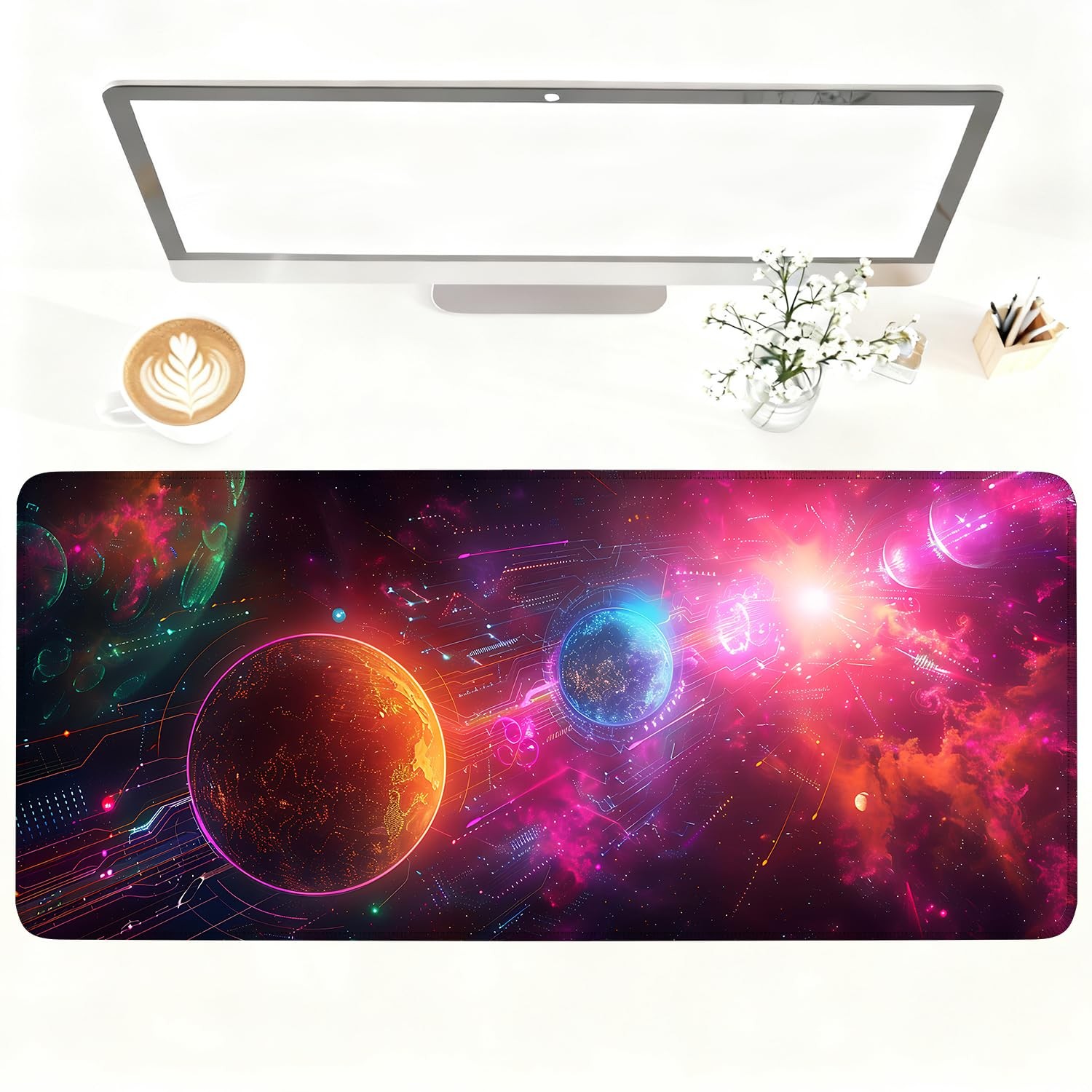 Mouse Pad Gaming Mousepad 35.4 x 15.7in Large for 35.4"x15.7", 35