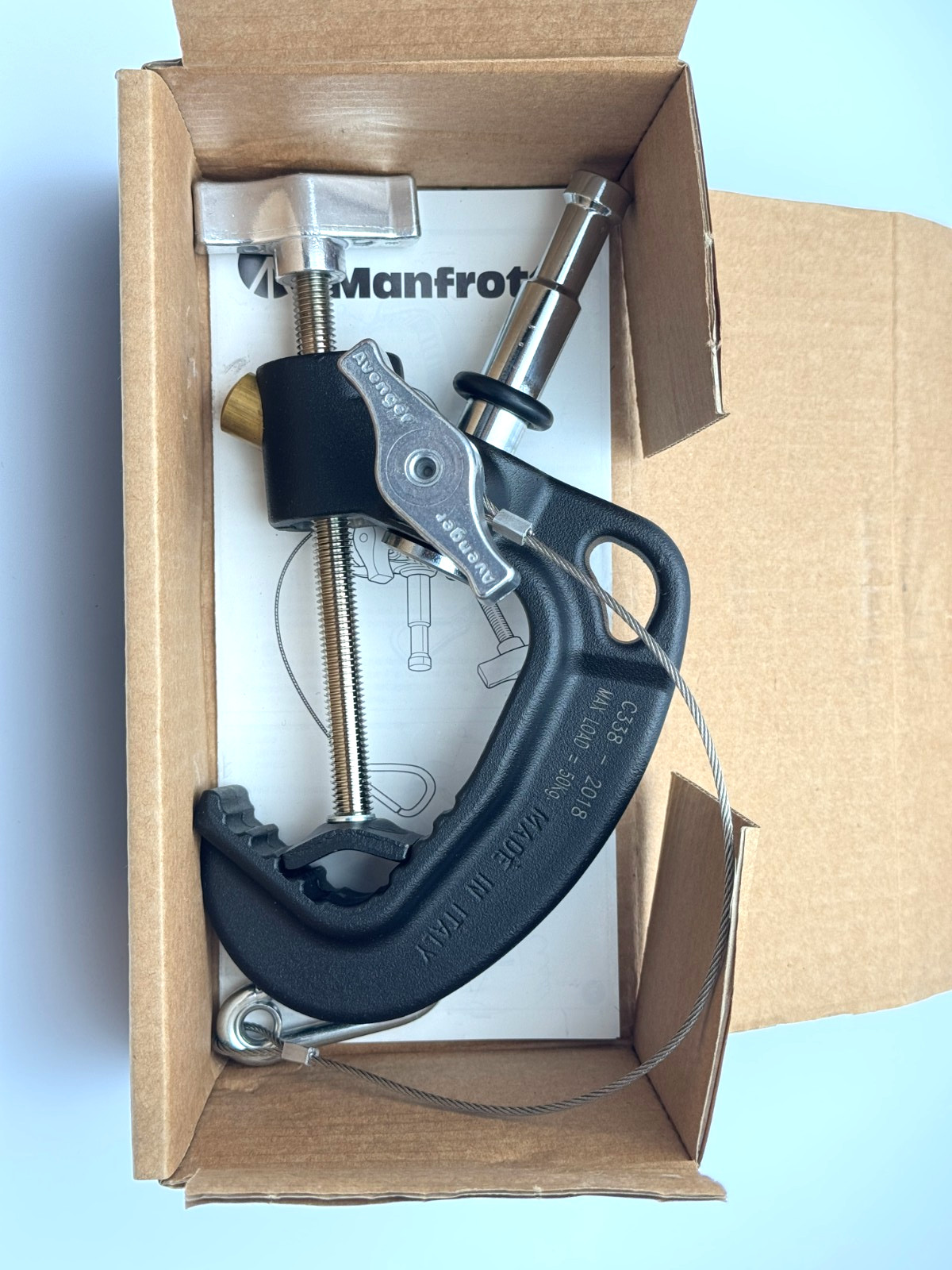 Avenger C338 Quick Action Baby Clamp with 5/8" Pin