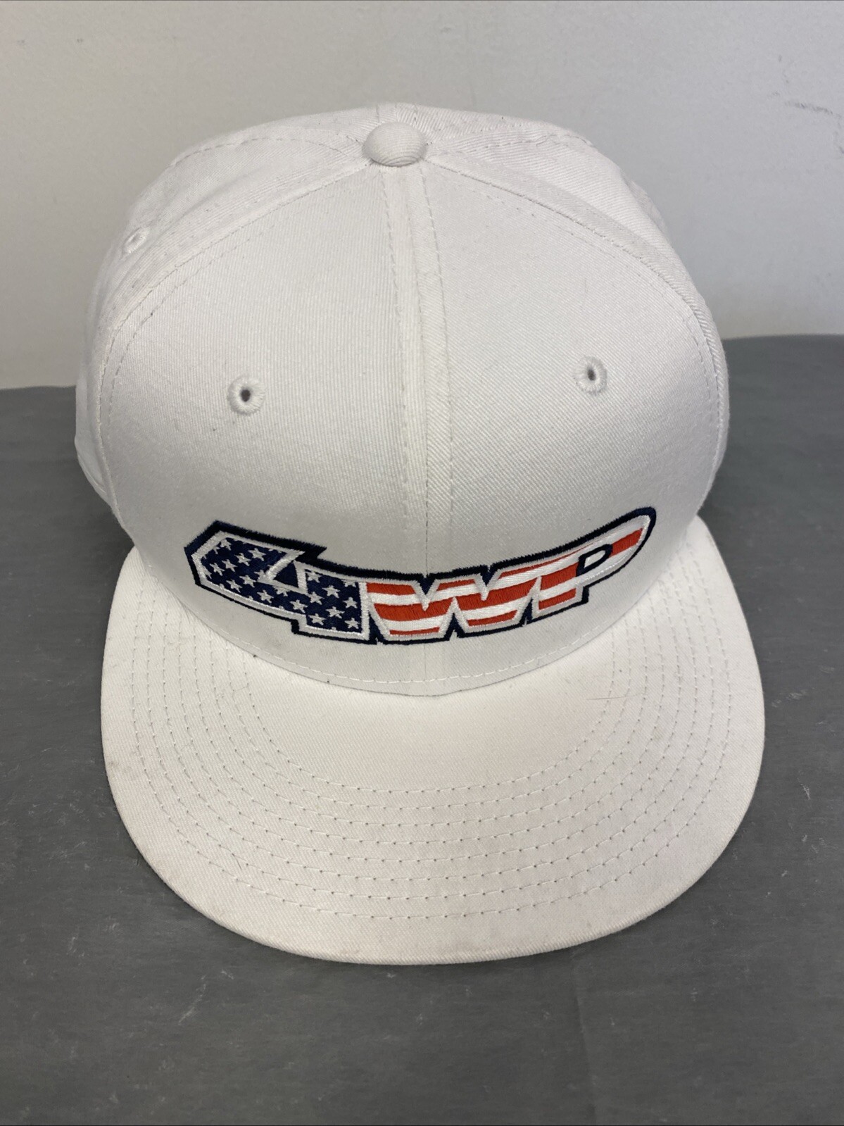 4WP Snapback Hat - Social USA, Red White and Blue Free Shipping / 730